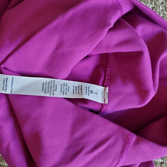 Lululemon Boogie Roll Down Shorts in Regal Plum - Picture 4 of 5